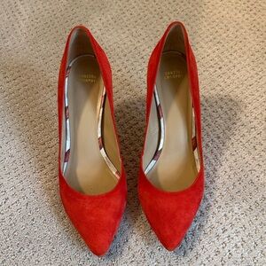 Johnston & Murphy Women's Vibrant Red Heels